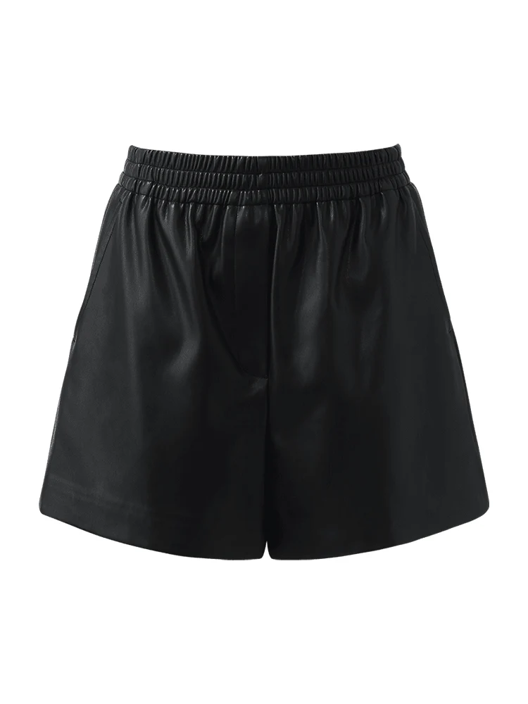 PU Leather Women Shorts - Image 6