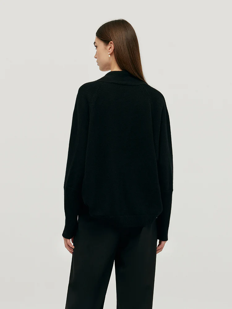 Pure Cashmere Crop Women Cardigan - Image 3