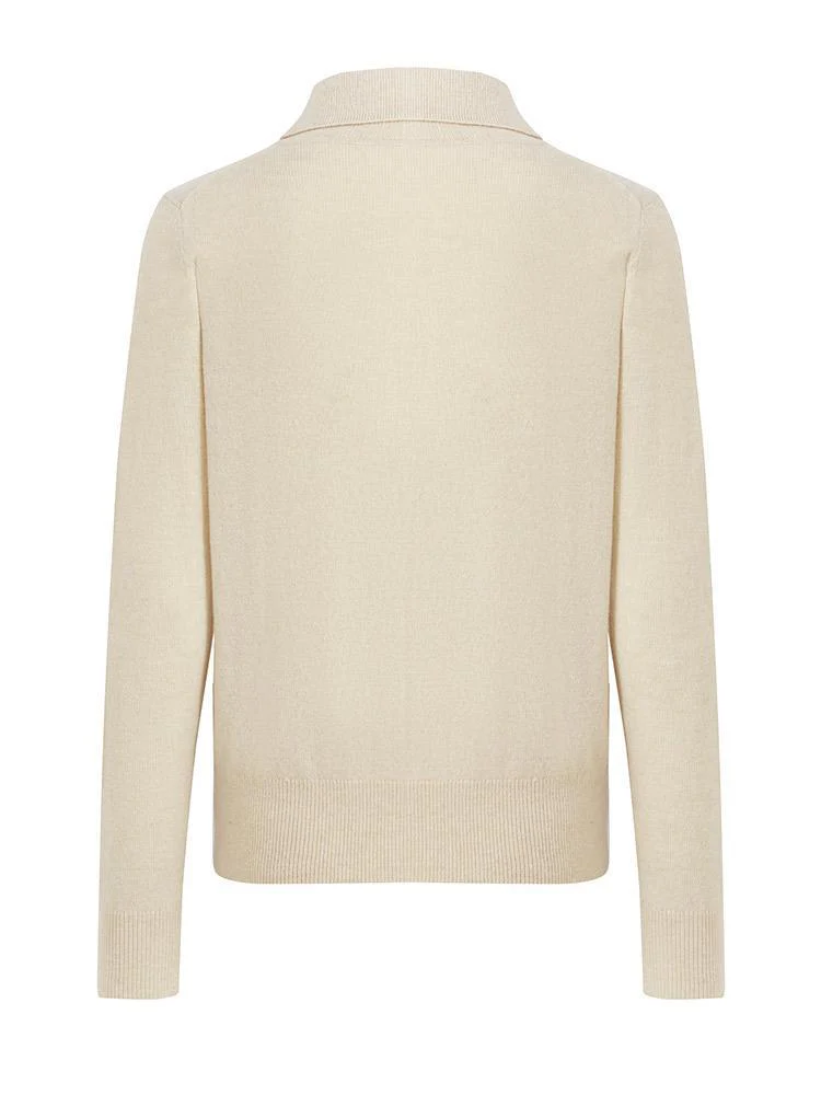 Pure Cashmere Polo Neck Women Sweater - Image 10