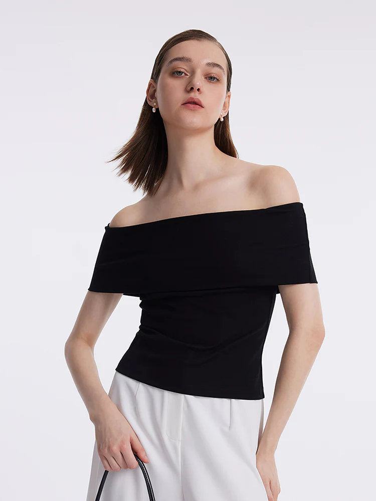 Slim Off Shoulder Women Top - Image 5