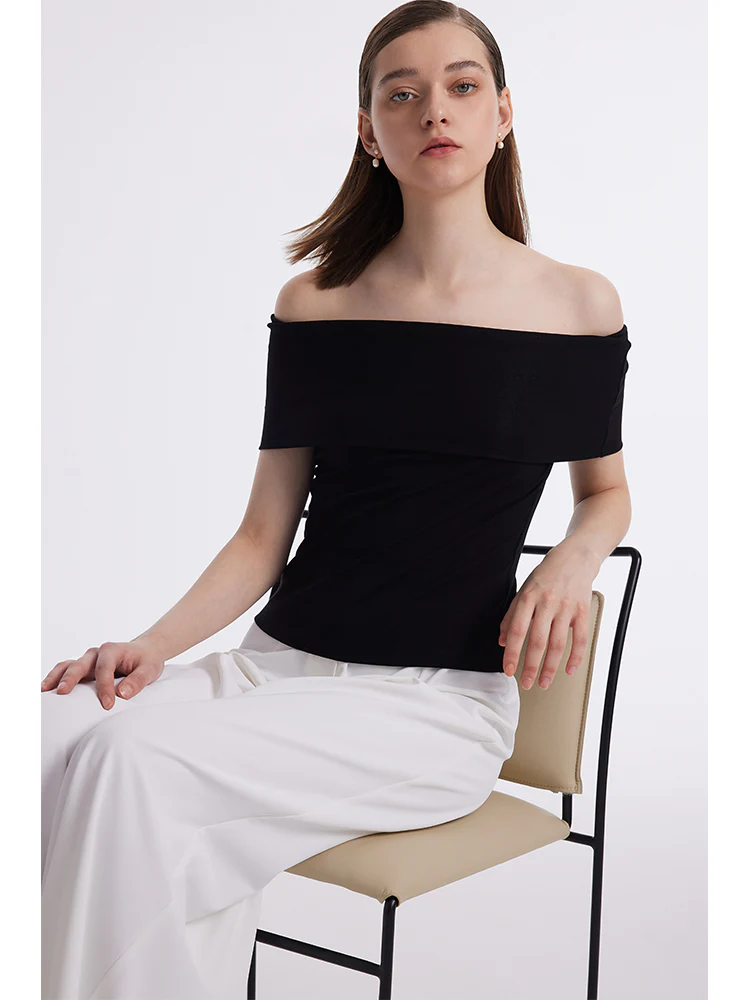Slim Off Shoulder Women Top - Image 6