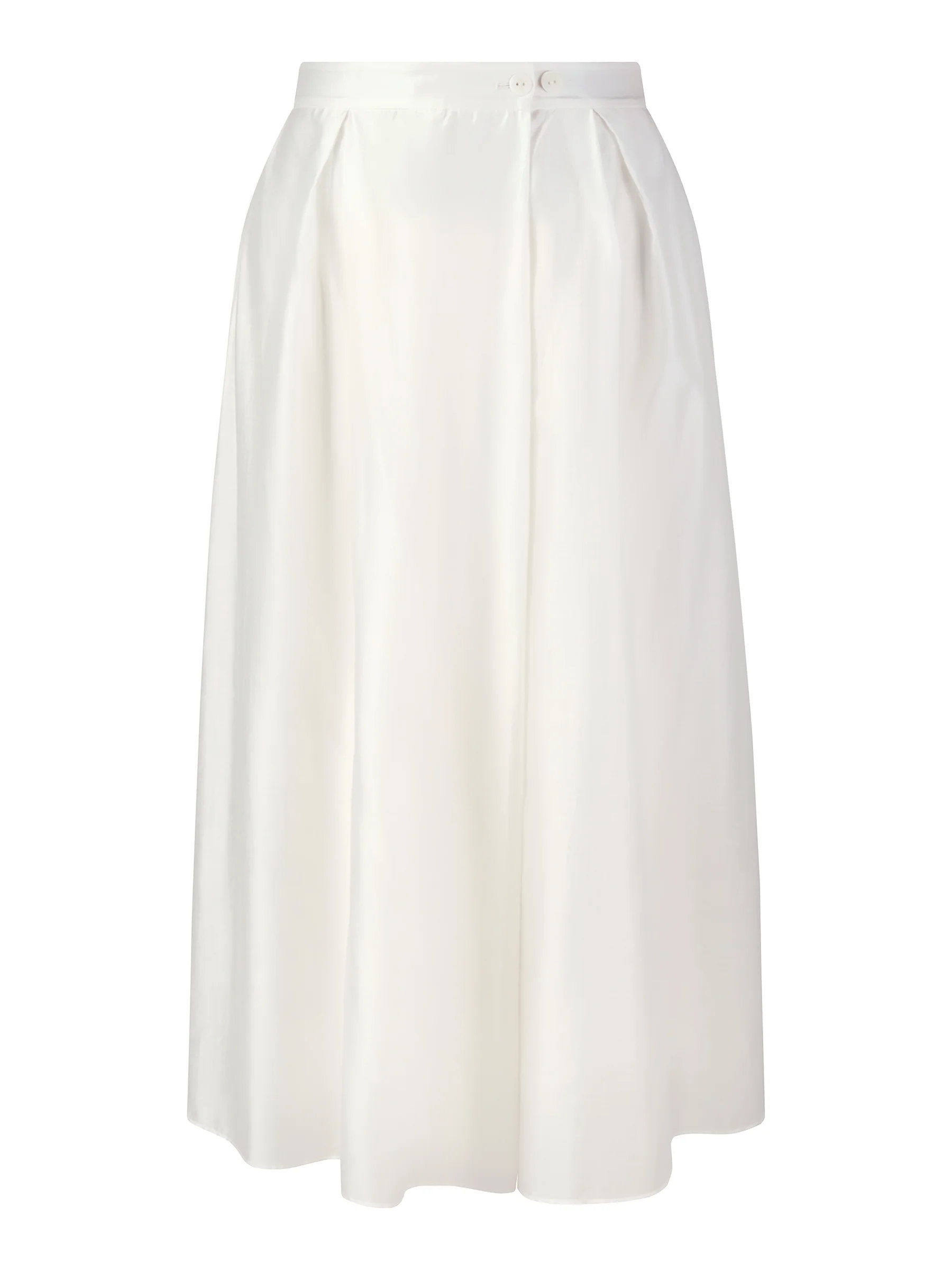 Tencel Blend Adjustable Waist Women A-Line Culottes - Image 7