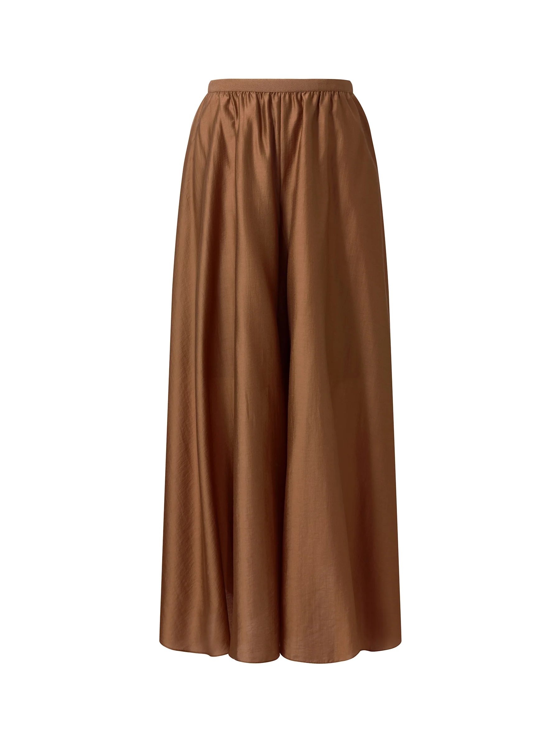 Tencel Blend Elastic Waist Women Culottes - Image 6