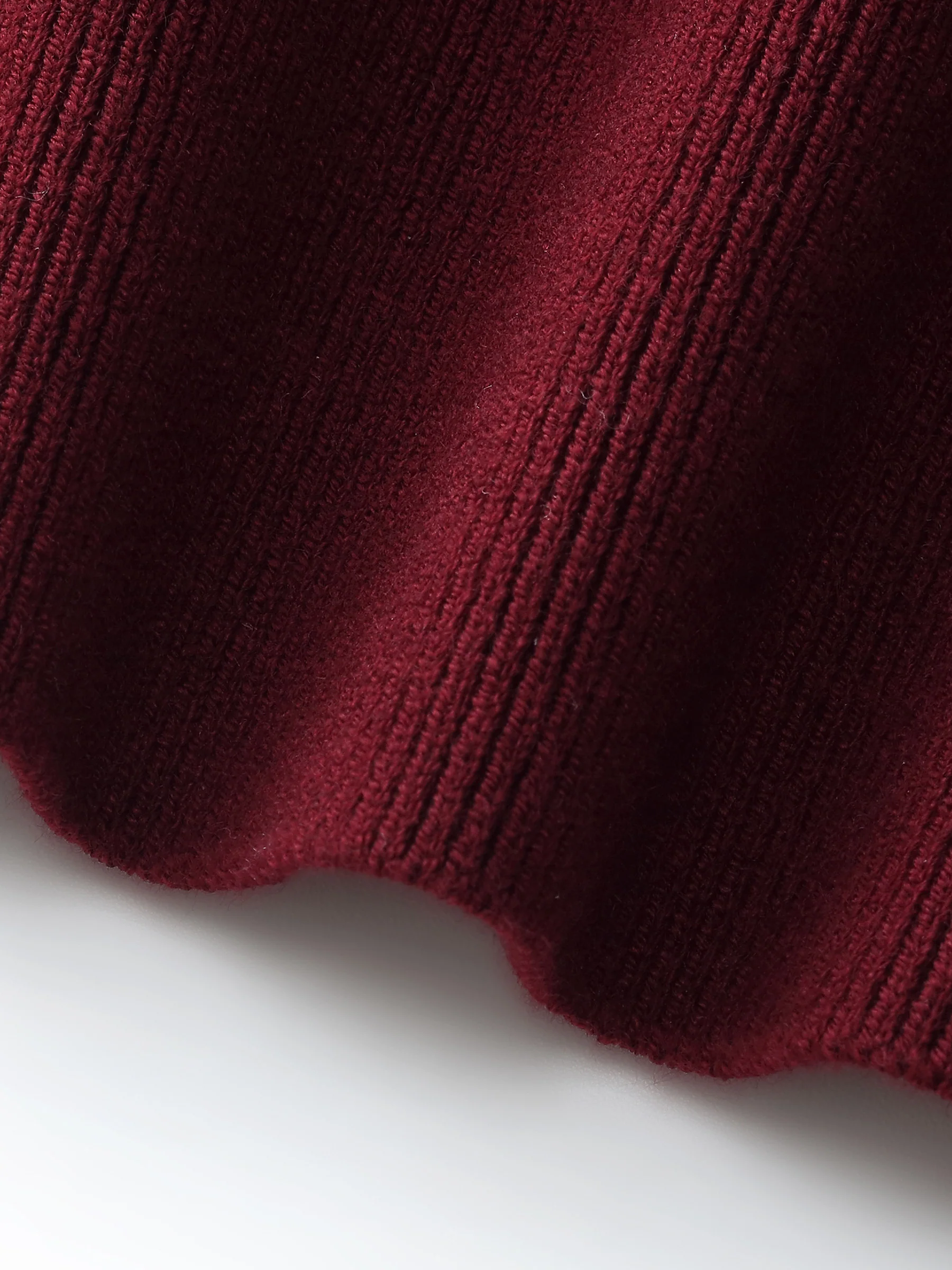 Tencel Blend Puff Long Sleeve Women Knit Top - Image 8