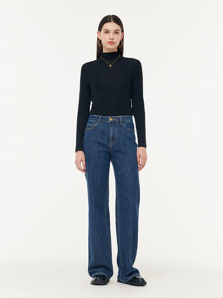 Tencel Stretch Women Knit Top - Image 2