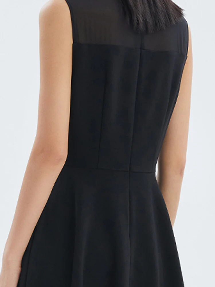 Triacetate Gathered Waist Maxi Dress - Image 5