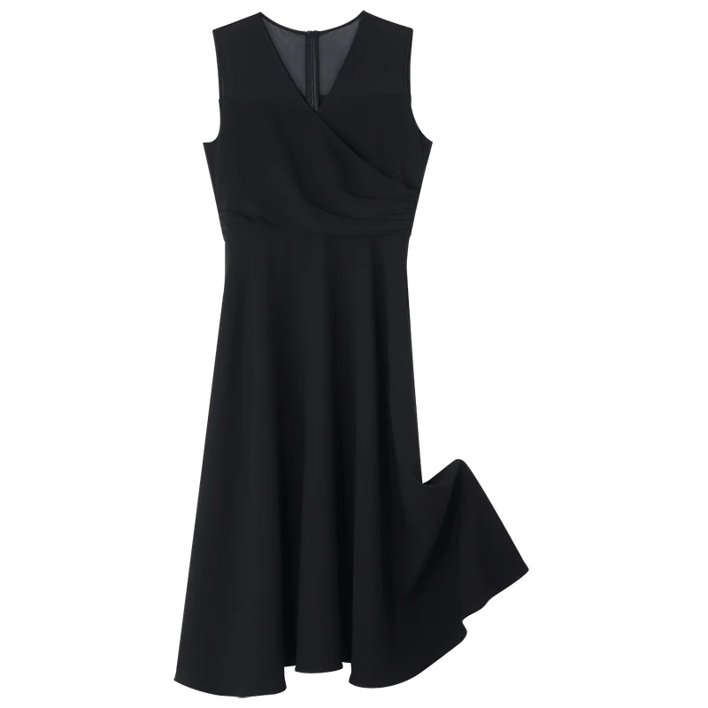 Triacetate Gathered Waist Maxi Dress - Image 6