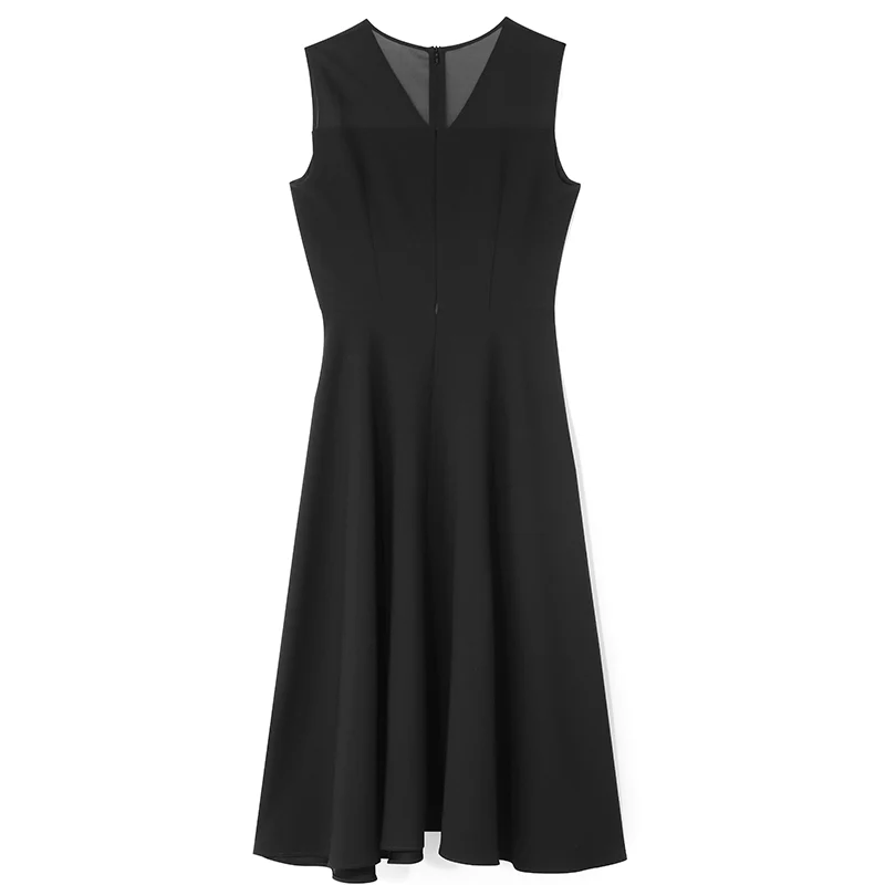 Triacetate Gathered Waist Maxi Dress - Image 7