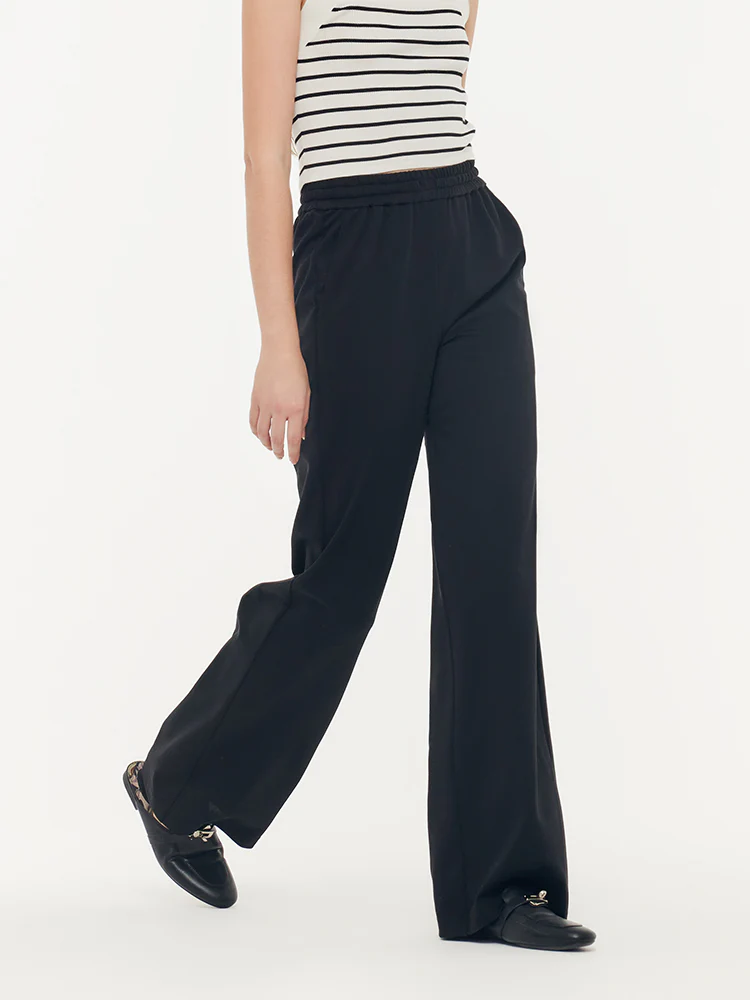Triacetate Women Knit Straight-Leg Pants - Image 4