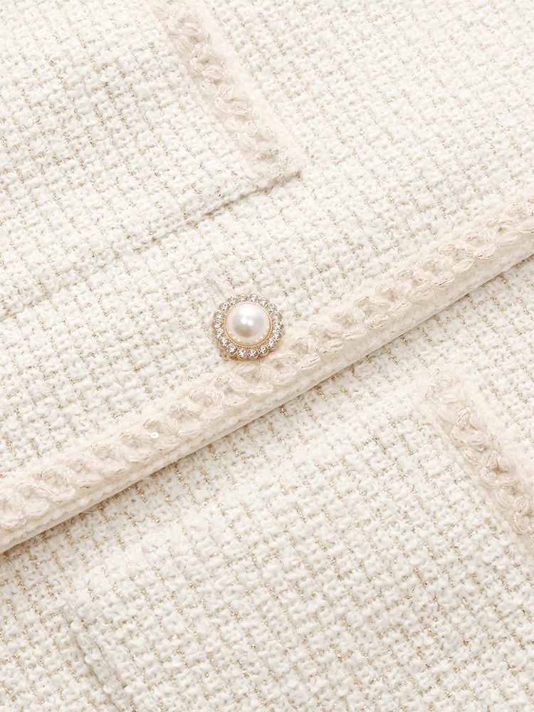 Tweed Boxy Women Crop Jacket - Image 14