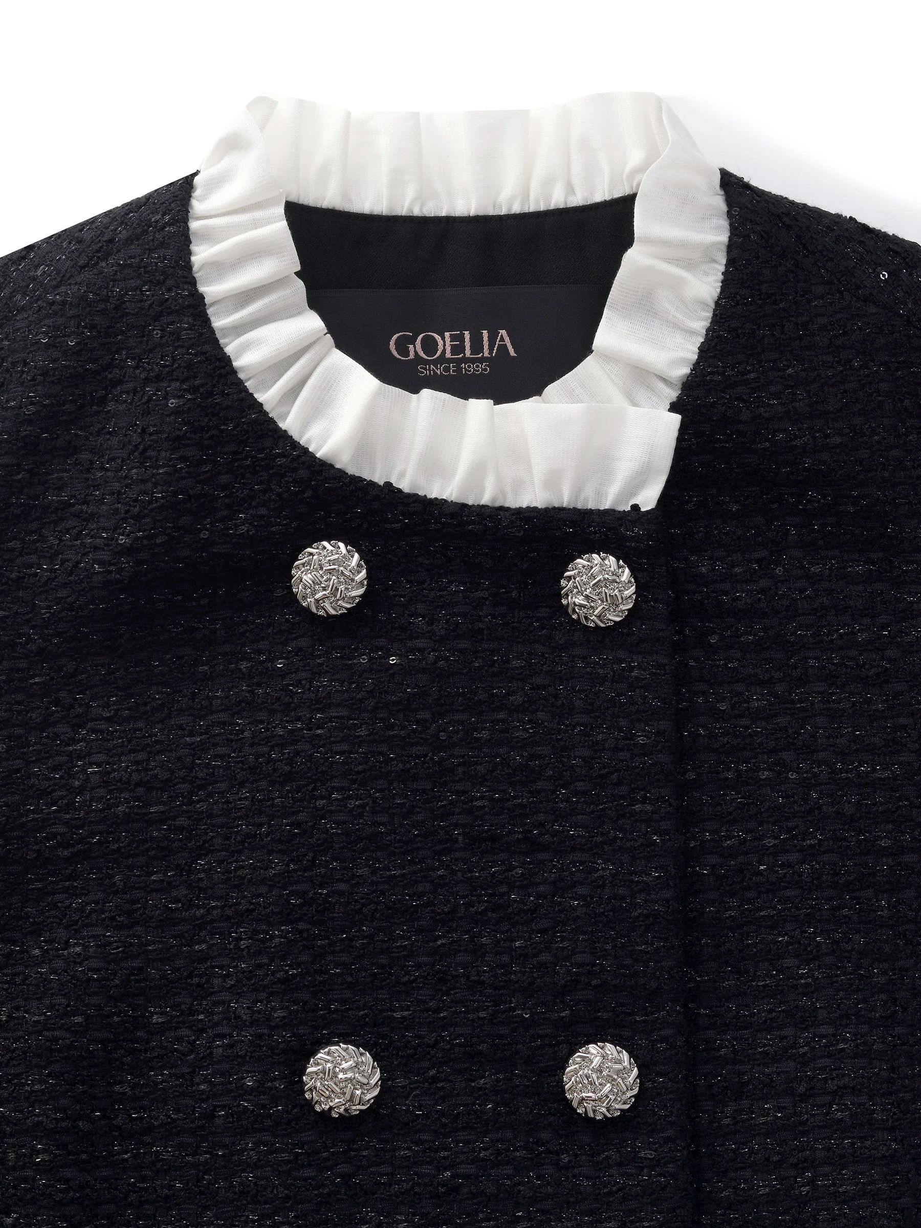Tweed Faux Two-Piece Women Mini Dress - Image 7