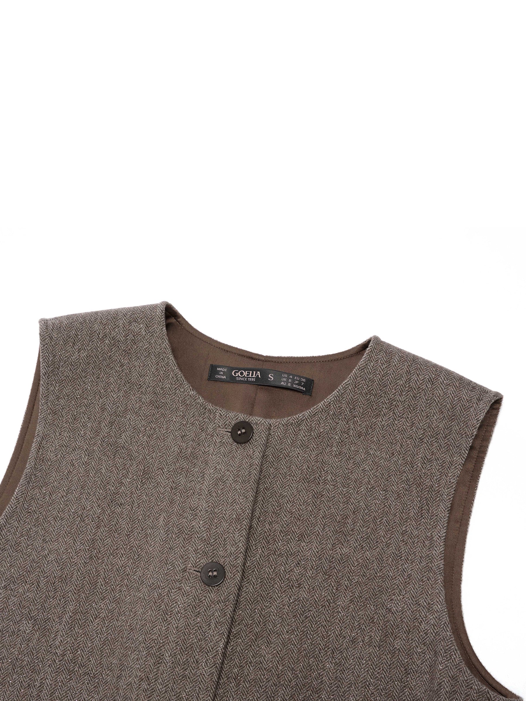Washable Wool Blazer And Sleeveless Mini Dress Two-Piece Set - Image 9