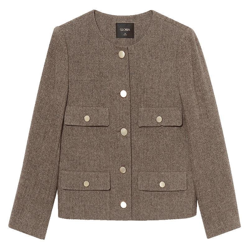 Washable Woolen Classic Women Jacket - Image 10
