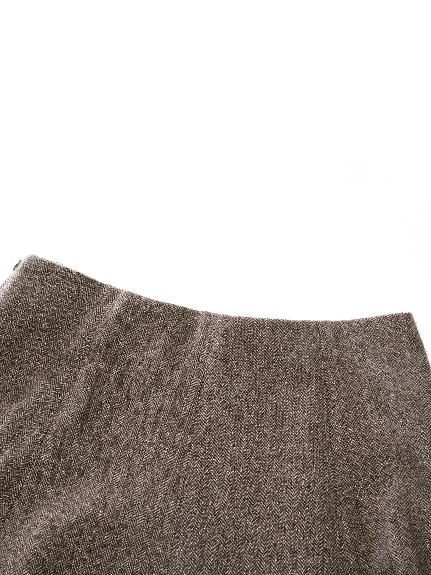 Washable Wool Women A-Line Flared Skirt - Image 7