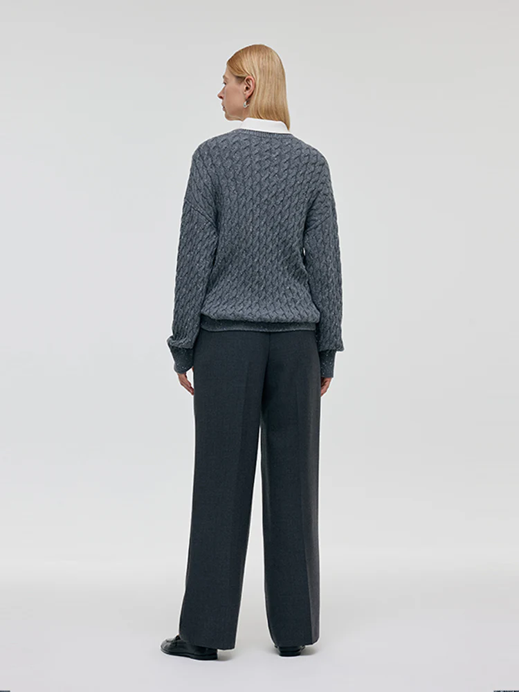 Wool And Cashmere Women Sweater - Image 3