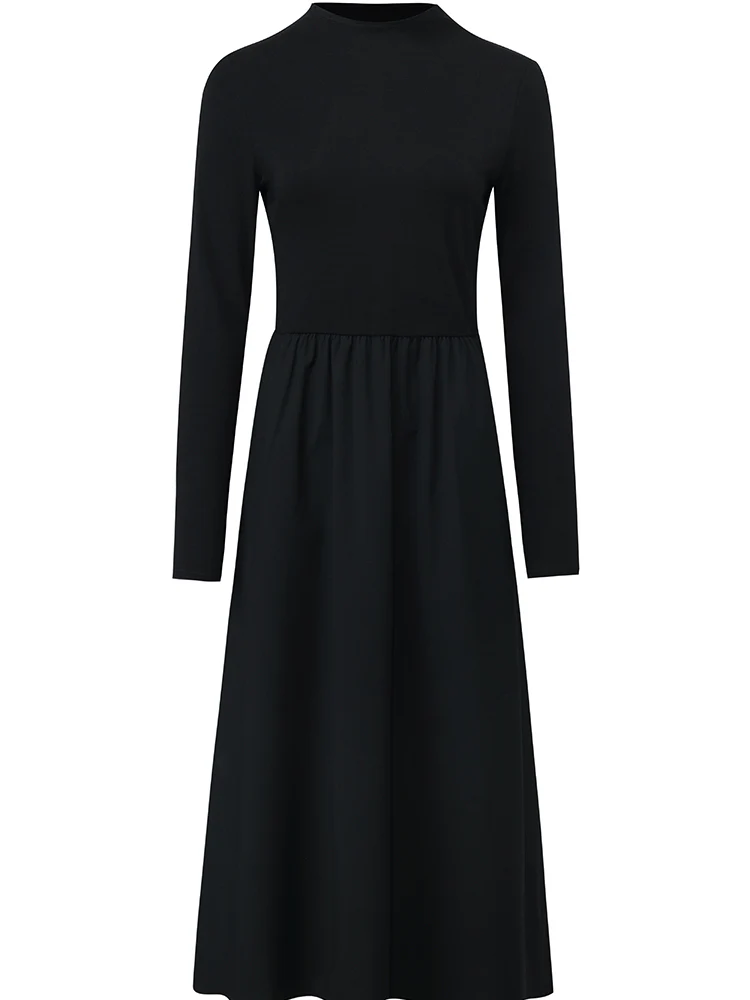 Wool Blend Tweed Short Women Jacket And Long Sleeve Dress Set - Image 12