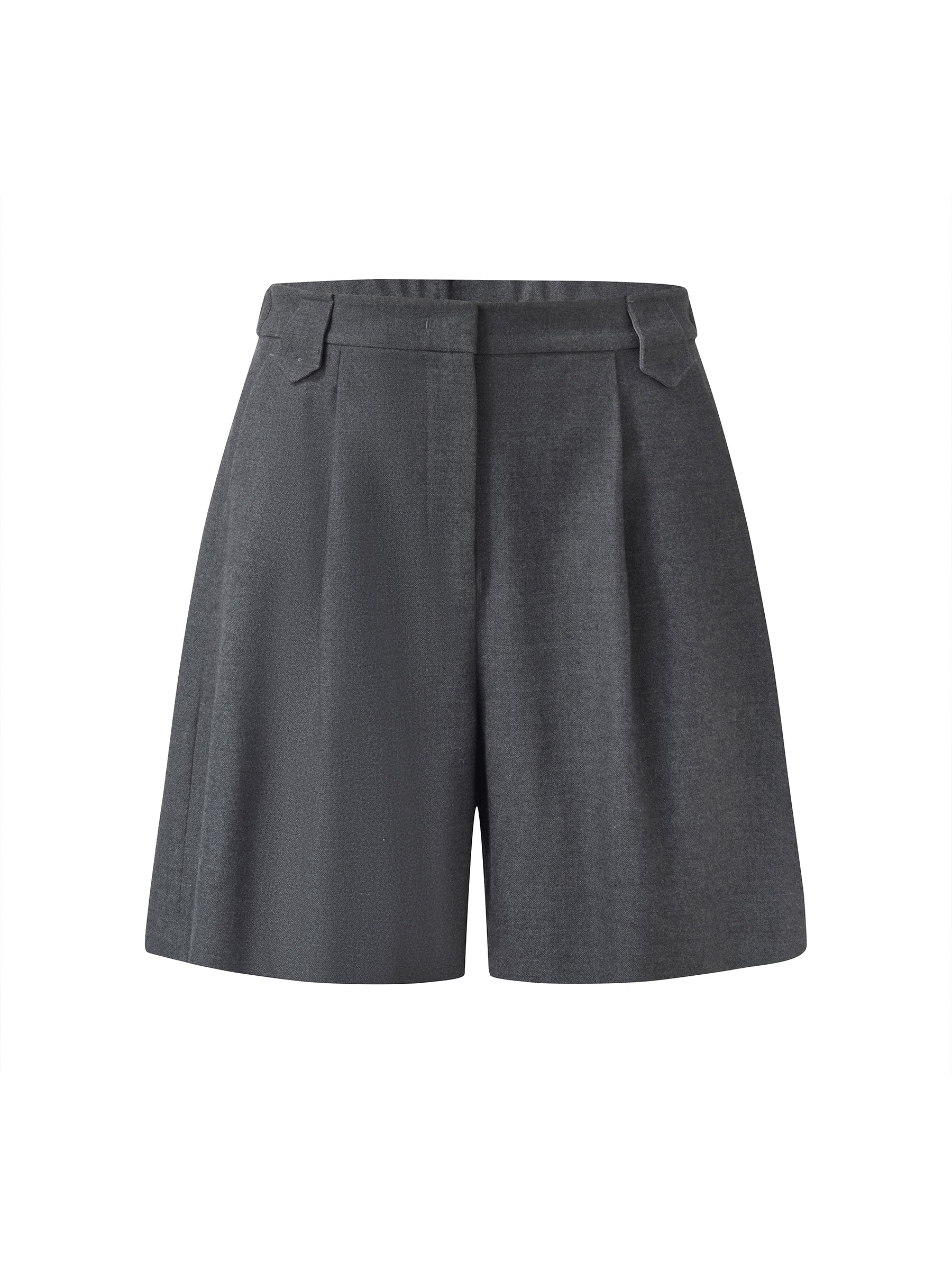 Wool Blend Women A-Line Shorts - Image 6
