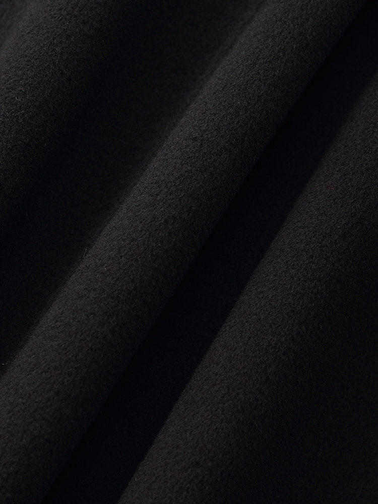 Wool Cashmere Women Belted Overcoat - Image 11