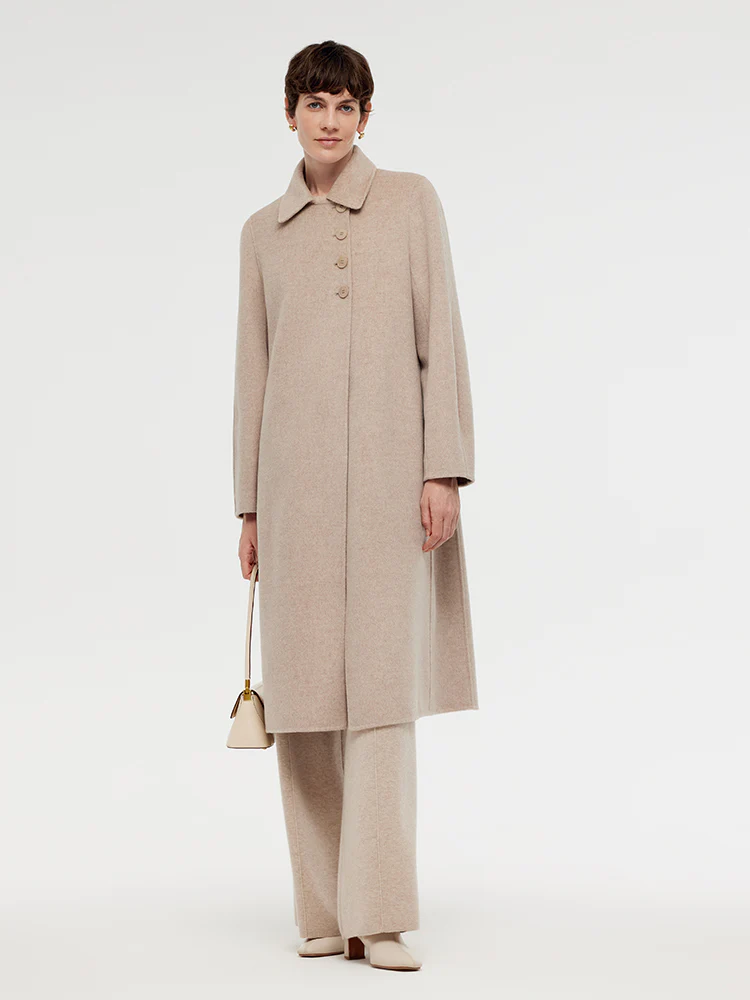 Wool Cashmere Women Overcoat - Image 3
