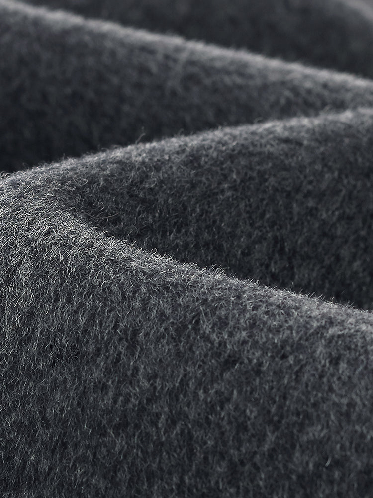 100% Wool Longline Unisex Overcoat - Image 11