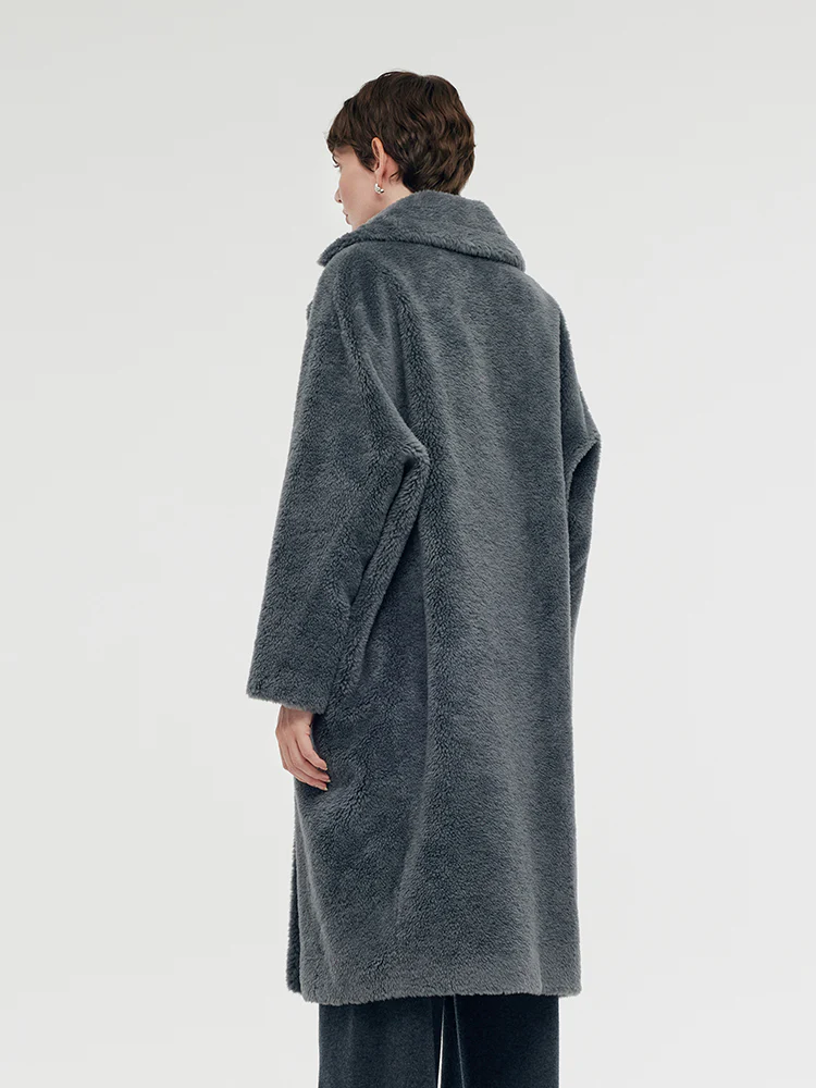 Wool Unisex Teddy Overcoat - Image 5