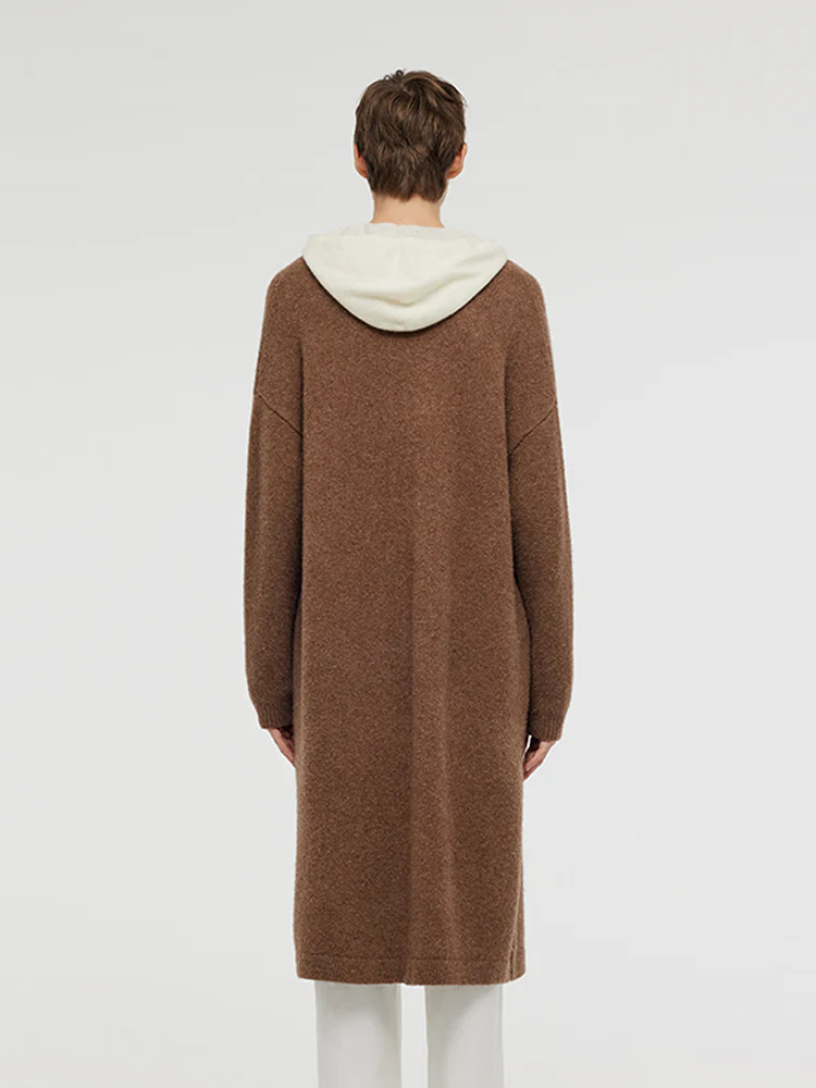 Wool Yak Blend Unisex Long Cardigan - Image 10